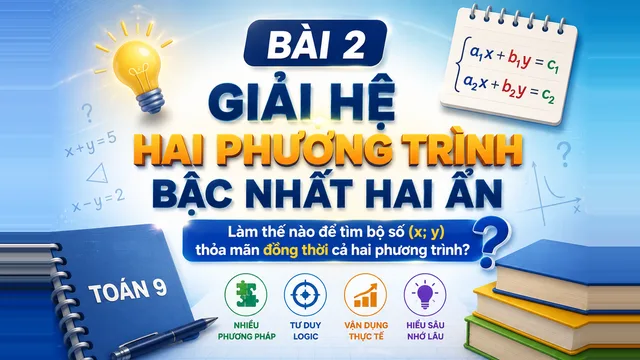Ảnh bài học Giải hệ hai phương trình bậc nhất hai ẩn